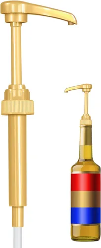 Miniatura 9 de Fresh Finest - Paquete de 4 dispensadores de bomba de jarabe de café, la bomba de jarabe es compatible con Torani, Davinci, Jordans Skinny Syrups