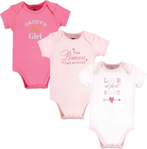 Miniatura 62 de Hudson Baby baby-girls Cotton Bodysuits 3-pack