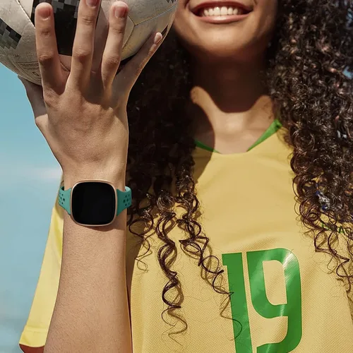Miniatura 6 de Laffav Compatible con Fitbit Sense Bands/Fitbit Versa 3 4 bandas para mujeres y hombres, paquete de 4 pulseras de repuesto de silicona suave