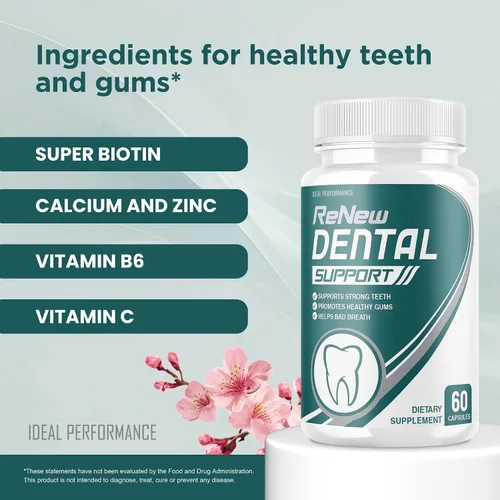 Miniatura 3 de IDEAL PERFORMANCE Renovar el limpiador de pastillas de apoyo dental (60 cápsulas)