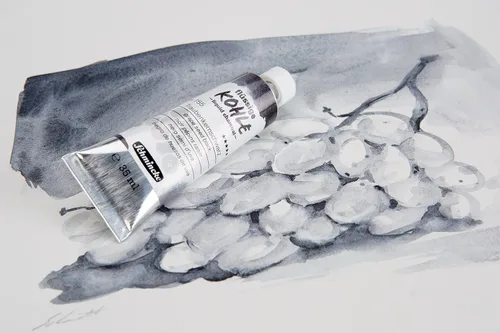 Miniatura 6 de Schmincke - Carbón líquido, semilla de uva negro, 1.2 fl oz, 18 755 009, para pintura al carbón, dibujo al carbón y underpainting, vegano Semilla