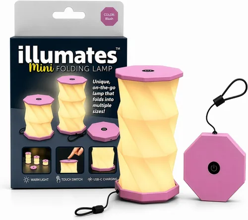 Miniatura 23 de Origami - Lámpara de escritorio LED plegable expandible – USB recargable y portátil – Luz de control táctil regulable con altura ajustable de hasta