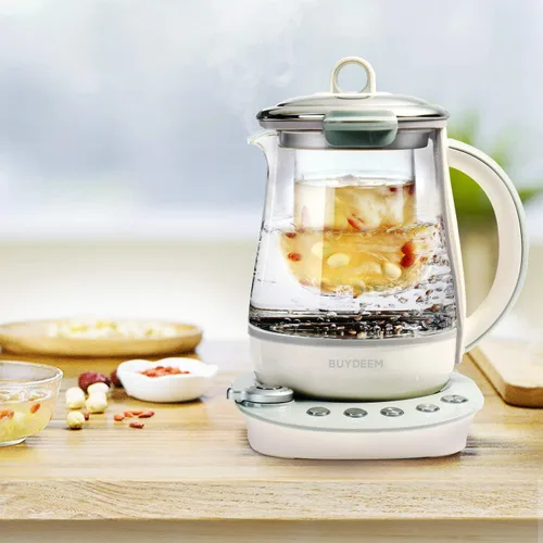 Miniatura 5 de Tetera y hervidor Buydeem K2683 Health-Care, 9 en 1, programable, 1.5 L, Azul Abeto