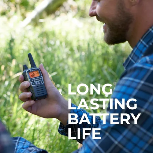 Miniatura 4 de Midland T77VP5 X-TALKER Walkie-Talkie de largo alcance FRS de dos vías para acampar, exploración al aire libre, escaneo y alerta del clima NOAA +