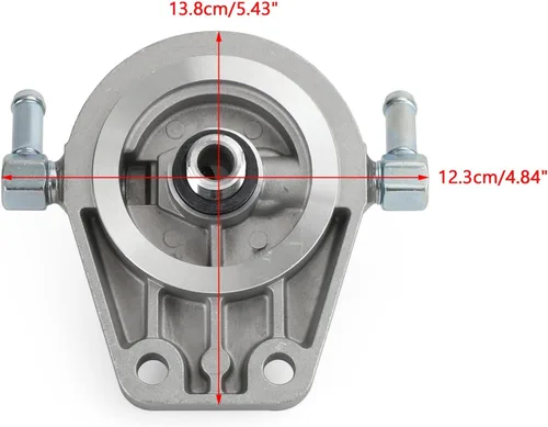 Miniatura 5 de Tapa de bomba de imprimación de carcasa de filtro de combustible para Nissan Navara ZD30 ZD30DDT Diesel/D22 ZD30DDT ZD30DDT Diesel Manual/D22