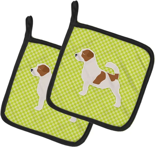 Miniatura 396 de Caroline's Treasures BB3567PTHD - Juego de soportes para ollas de cocina resistentes al calor, almohadillas calientes para cocinar, hornear, Copo