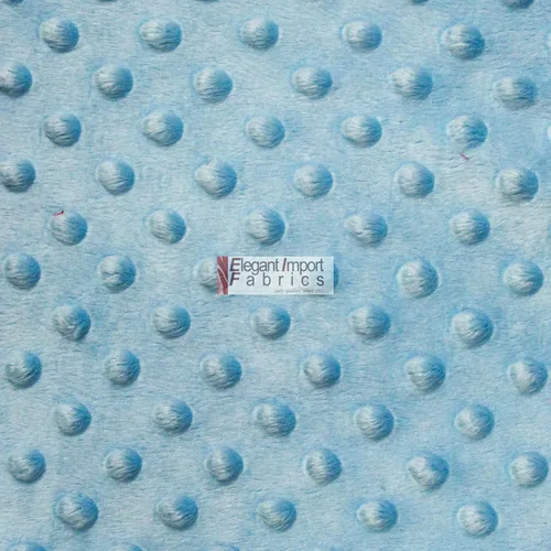 Minky MINKEE Chenille DOT Tela Suave Cuddle 42 Colores 60" de Ancho COSER Manualidades por Yarda (Turquesa)