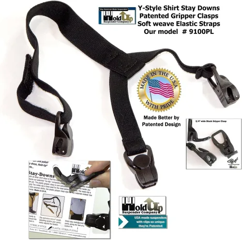 Miniatura 24 de La camisa de vestir Hold-Ups® Stay-downs se mantiene con clips antideslizantes patentados en Estados Unidos