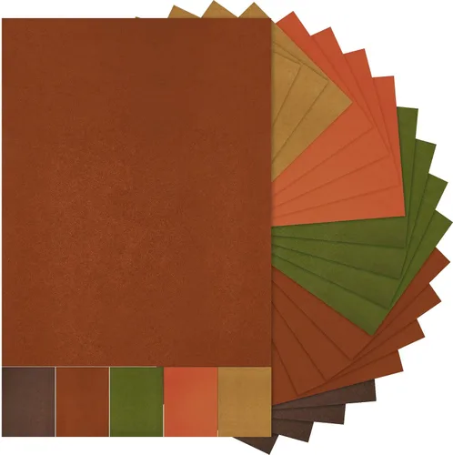 Sinmoe 100 hojas de papel de cartulina de 5 tonos de 8.5 x 11 pulgadas, 6.35 oz/m², papel de impresora de núcleo sólido para álbumes de recortes,