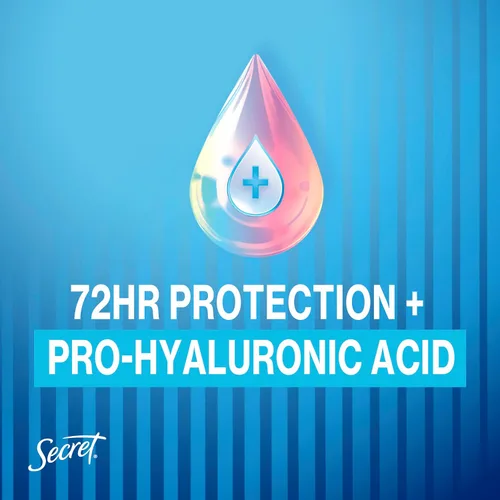 Miniatura 5 de Secret Outlast - Desodorante antitranspirante para mujer, protección contra el sudor y el olor, minerales de equilibrio de PH, gel transparente