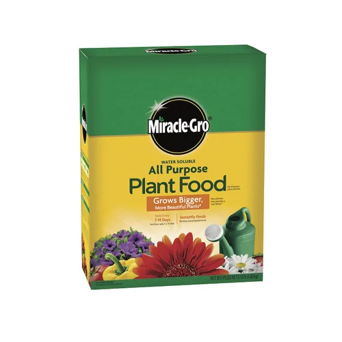 Miracle-Gro Alimento soluble en agua para plantas multiusos, fertilizante para plantas de interior o exterior, rosas, flores, plantas de interior,