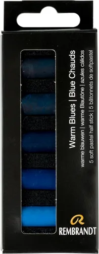 Miniatura 10 de Rembrandt Juego de micro pastel suave, 10 barras de media pieza, selección de tonos oscuros Dark Shades