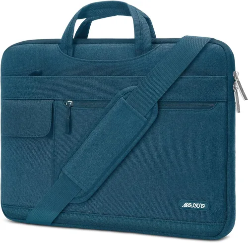 Miniatura 8 de MOSISO Bolsa de hombro para laptop compatible con MacBook Pro de 16 pulgadas M5 M4 M3 M2 M1 2026-2019/Pro 15 A1398, HP Acer Dell Lenovo ASUS Rosado