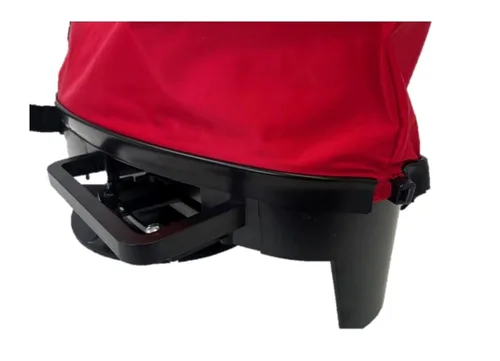 Miniatura 4 de EarthWay 2750 25 libras Bolsa sembradora/abonadora de nylon con cómoda correa cruzada para el hombro, rojo con colocación precisa con control