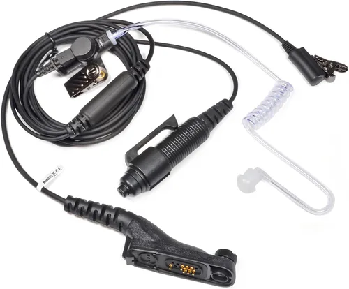 Auriculares Walkie-Talkie, tres cables de tubo acústico con PTT para radio bidireccional Motorola XPR6350 XPR6550 XPR7550 APX 4000 6000 7000 HT