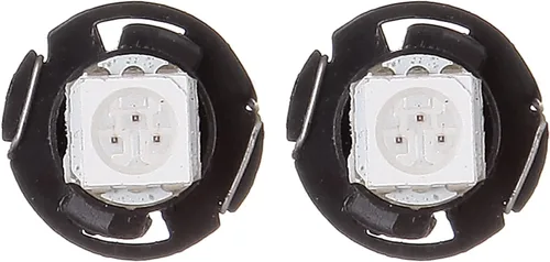 Miniatura 4 de cciyu Paquete de 20 bombillas LED T4.7 rojo 1-5050-SMD Neo Wedge A/C 12V