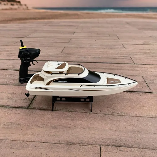 Miniatura 7 de Barco a control remoto 4CH Eléctrico Watercraft RC Vela Crucero Barco Yate 9.3 mi/h para piscina de lago 14y+ principiantes