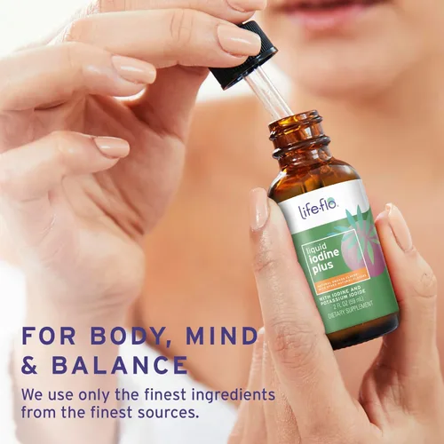 Miniatura 5 de Life-flo Yodo líquido más 150 mcg, suplemento para el apoyo tiroideo,* fórmula saludable de energía y metabolismo* con yodo y yoduro de potasio
