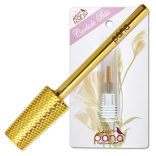 Miniatura 10 de Broca de carburo de barril cónico premium de 3/32 pulgadas, para máquina eléctrica Dremel, diseño de uñas, manicura, pedicura, lima de uñas, Plateado
