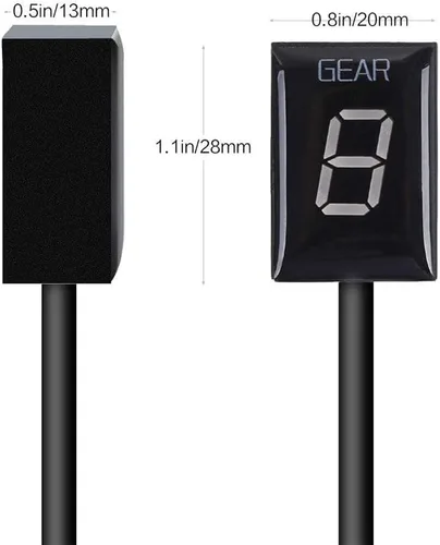 Miniatura 5 de Indicador de engranajes de motocicleta para Yamaha YZF-R1 R6/Fzh150 Fzn150 Xt660 Fz-16 FZ-S Fz1 Xvs950A Midnight Star Fz8 Fz6r Xv1900a 6 velocidades