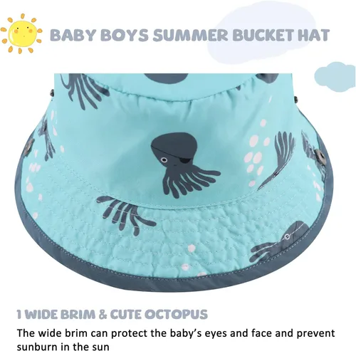 Miniatura 3 de Sombrero de sol para niños de 0 a 4 años con protección solar