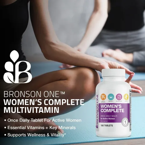 Miniatura 4 de Bronson ONE Daily Multivitamínico Completo Multimineral para Mujeres Una Vez al Día Multi para Mujeres Activas, 180 Tabletas