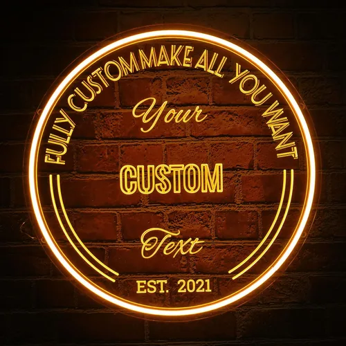 Miniatura 10 de Letrero de neón personalizado, letrero LED personalizado con nombre, decoración de pared de acrílico, para el hogar, dormitorio, boda, cumpleaños