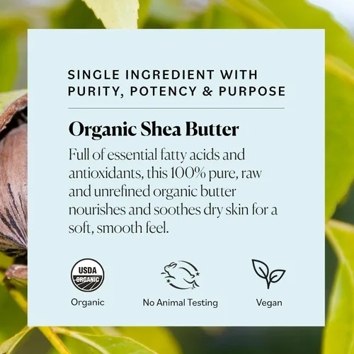 Miniatura 6 de Manteca de karité ecológica por Sky Organics, sin refinar, 100% pura manteca de cacao prima, 16 onzas, nutritiva para piel, hidratante de curación