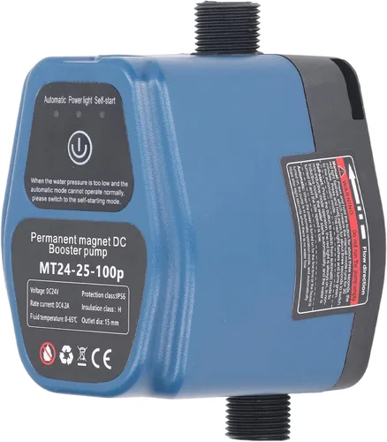 Miniatura 8 de Bomba de refuerzo de recirculación de agua caliente de 25 lmin, bomba de presión de tubo de 0.59 pulgadas - 100 W, 24 V para ducha, lavadora
