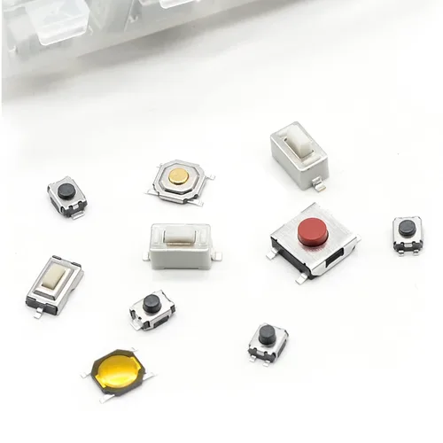 Miniatura 4 de QTETAK - Juego surtido de 200 piezas de 10 valores micro momentáneos con botón táctil