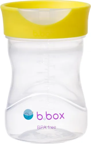 Miniatura 10 de b.box Taza de entrenamiento para niños pequeños: apertura de flujo libre, gran transición de sorbo a taza para niños grandes. Sin BPA, apto para Uva