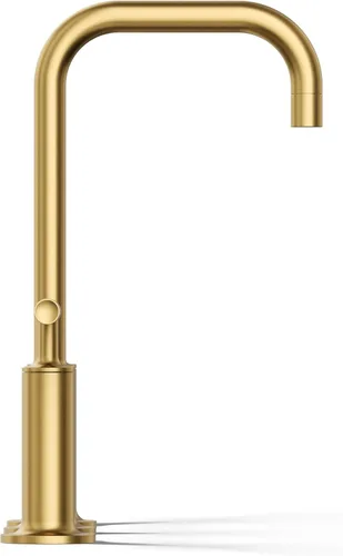 Miniatura 8 de KOHLER K-14408-4-2MB Purist - Grifo de lavabo de baño generalizado, 3 agujeros, manijas de palanca alta generalizadas y boquilla de cuello de cisne