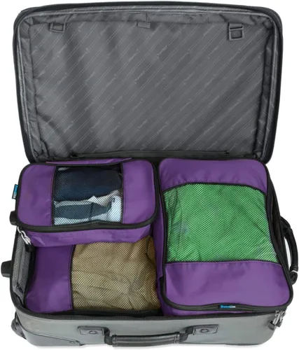 Miniatura 6 de TravelWise - Cubos de embalaje para equipaje (3 unidades), color morado