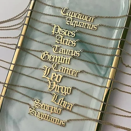 Miniatura 6 de Shulemin Collares para mujer, joyería de moda, regalo de San Valentín, collar creativo de doce constelaciones, collar de cadena de clavícula, collar