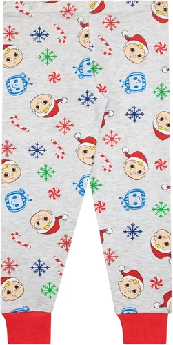Miniatura 4 de CoComelon Pijama de Navidad para Niño Gris
