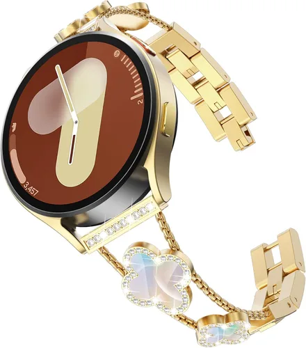 Miniatura 29 de KADES Compatible with Samsung Galaxy Watch 8/8 Classic / 7/6 / 5/4 Band, 40mm 44mm 45mm 47mm, Luxury Diamond Bracelet Chain Band for Women, Bling