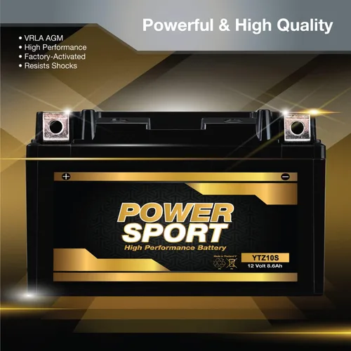 Miniatura 4 de ExpertPower YTZ10S AGM - Batería de motocicleta – 12 V, 8.6 Ah, 220 baterías CCA Powersports para Vulcan 650 S, CD Shadow Deluxe, YFM35R Raptor ATV