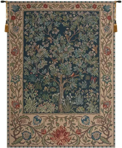Miniatura 10 de Charlotte Home Furnishings Inc - Tapiz belga mediano para colgar en la pared Acanthus III Decoración de pared inspirada en la naturaleza 33 x 40