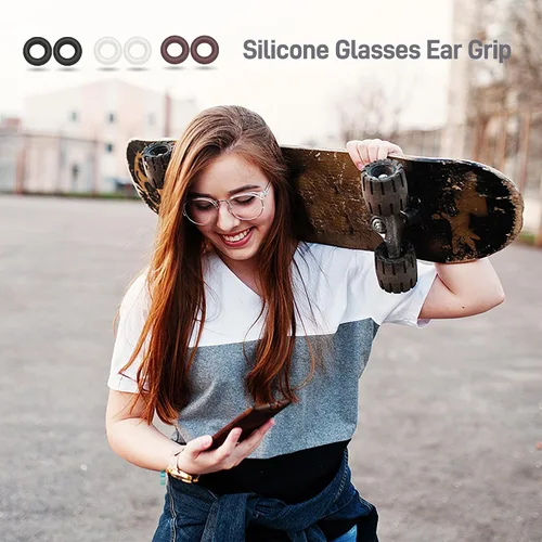 Miniatura 7 de 20 pares de agarres antideslizantes para gafas, soporte de silicona para gafas, retenedor de manga, ganchos para gafas para gafas para deportes, 20