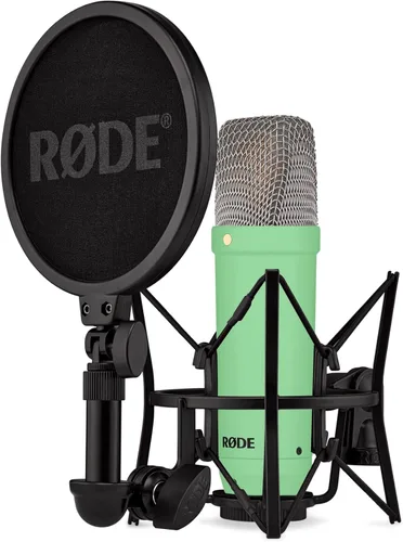 Miniatura 13 de RØDE NT1 Signature Series Micrófono condensador de gran diafragma con soporte de choque, filtro pop y cable XLR para producción de música, grabación