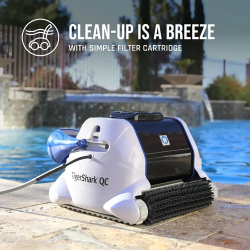 Miniatura 2 de Hayward W3RC9990CUB TigerShark QC - Limpiador robótico para piscinas con limpieza rápida, aspiradora automática para piscinas enterradas de hasta 20