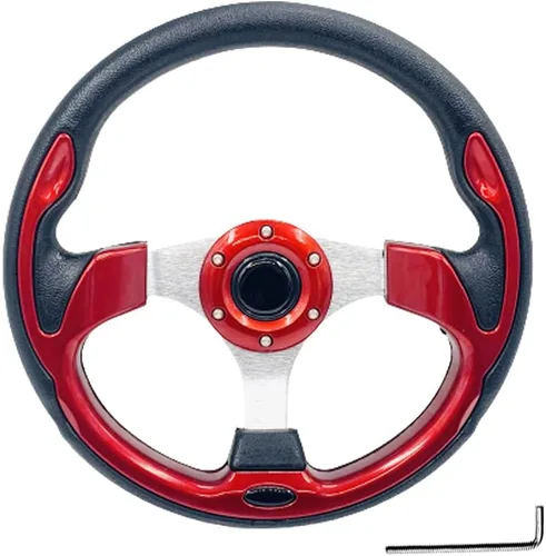 Miniatura 10 de Volante universal de 320mm para carrito de golf para Club Car DS y Precedent, volante para carrito de golf EZGO Yamaha para EZGO RXV y TXT Tempo G14