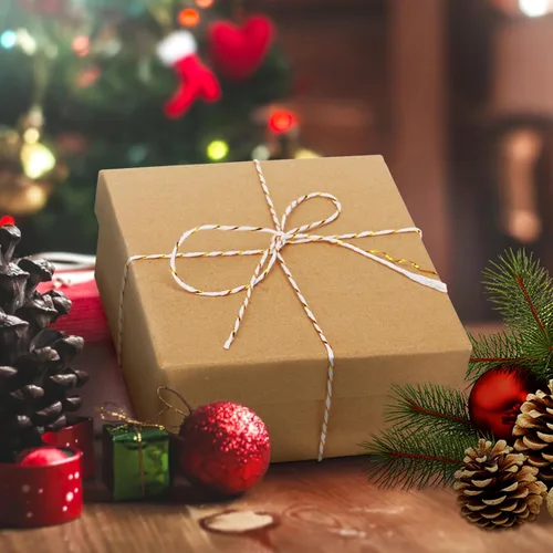 Miniatura 4 de KINGLAKE Cuerda dorada de Navidad, cuerda metálica dorada para panaderos para envolver regalos y manualidades, hilo de cadena de purpurina dorada