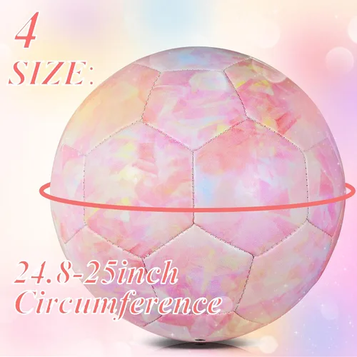 Miniatura 2 de Soccer Ball Size 3/Size 4 for Kids, Premium TPU Toddler Soccer Balls Interactive Indoor Outdoor Sports Toys for Kid Children Boys Girls Teenager