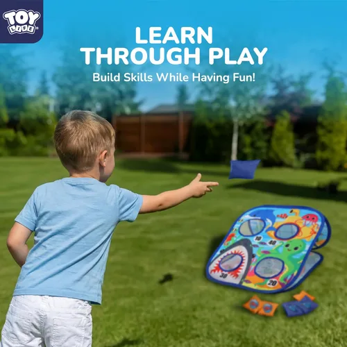 Miniatura 3 de TOY Life Toddler Outdoor Toys for Kids Ages 4-8, Bean Bag Toss, Outside Yard Games for Kids Cornhole, Indoor Lawn Backyard Games Birthday Family