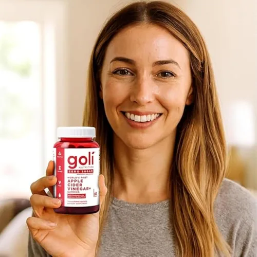 Miniatura 7 de Goli Gomitas de vinagre de sidra de manzana sin azúcar, ACV con vitamina B12 y probióticos, sin alcoholes de azúcar, veganas, aptas para dieta