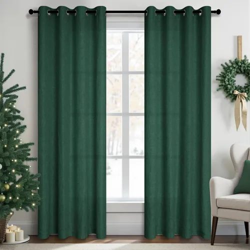 Miniatura 23 de Pitalk Cortinas de dormitorio azul oscuro de 72 pulgadas de largo con ojales, decoración náutica costera masculina, decoración náutica, Azul marino