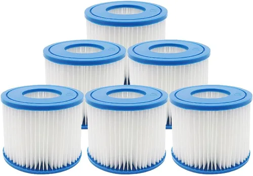 6 piezas de repuesto tipo VI cartucho de filtro para bañera de hidromasaje Coleman SaluSpa 90352E, 58323 58323, compatible con bomba de piscina