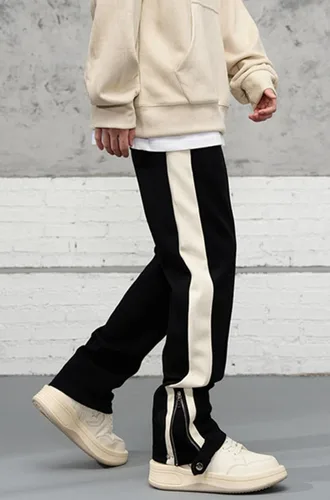 Miniatura 20 de Pantalones deportivos de gamuza sintética para mujer, pantalones de baile acampanados para hombre
