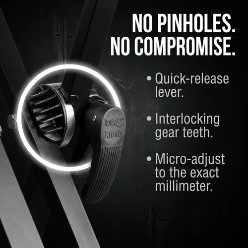 Miniatura 4 de RockJam Xfinity - Soporte para teclado de piano de alta resistencia, doble X, premontado, infinitamente ajustable con correas de bloqueo